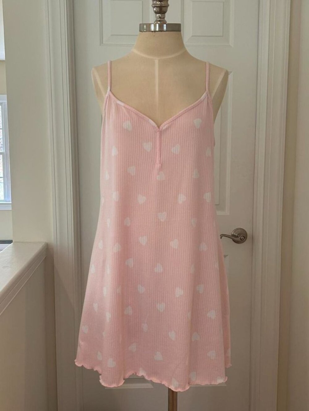 Jenni pink heart slip dress